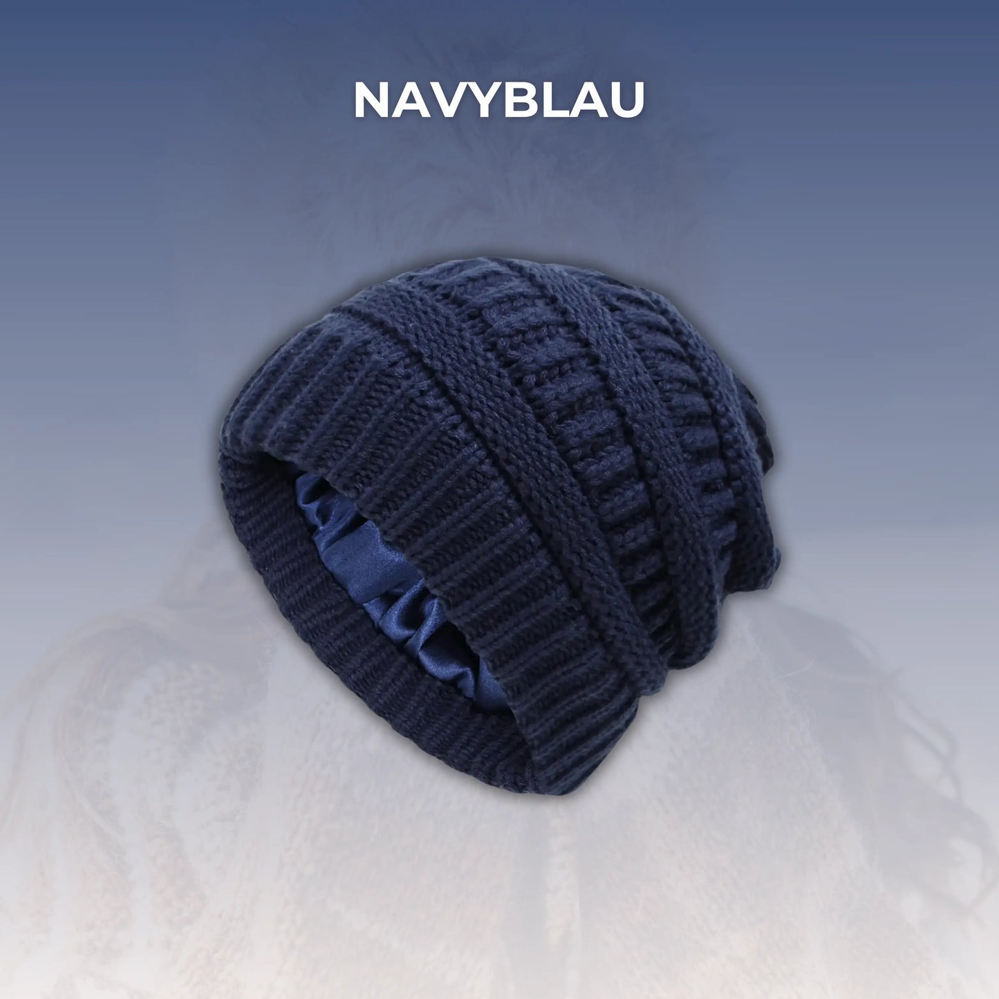 Sleeky Beanie - Anti-Frizz Strick-Wintermütze