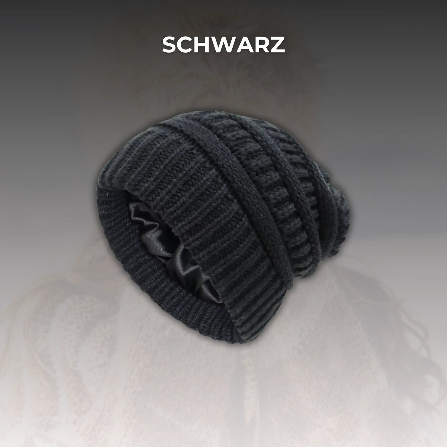 Sleeky Beanie - Anti-Frizz Strick-Wintermütze