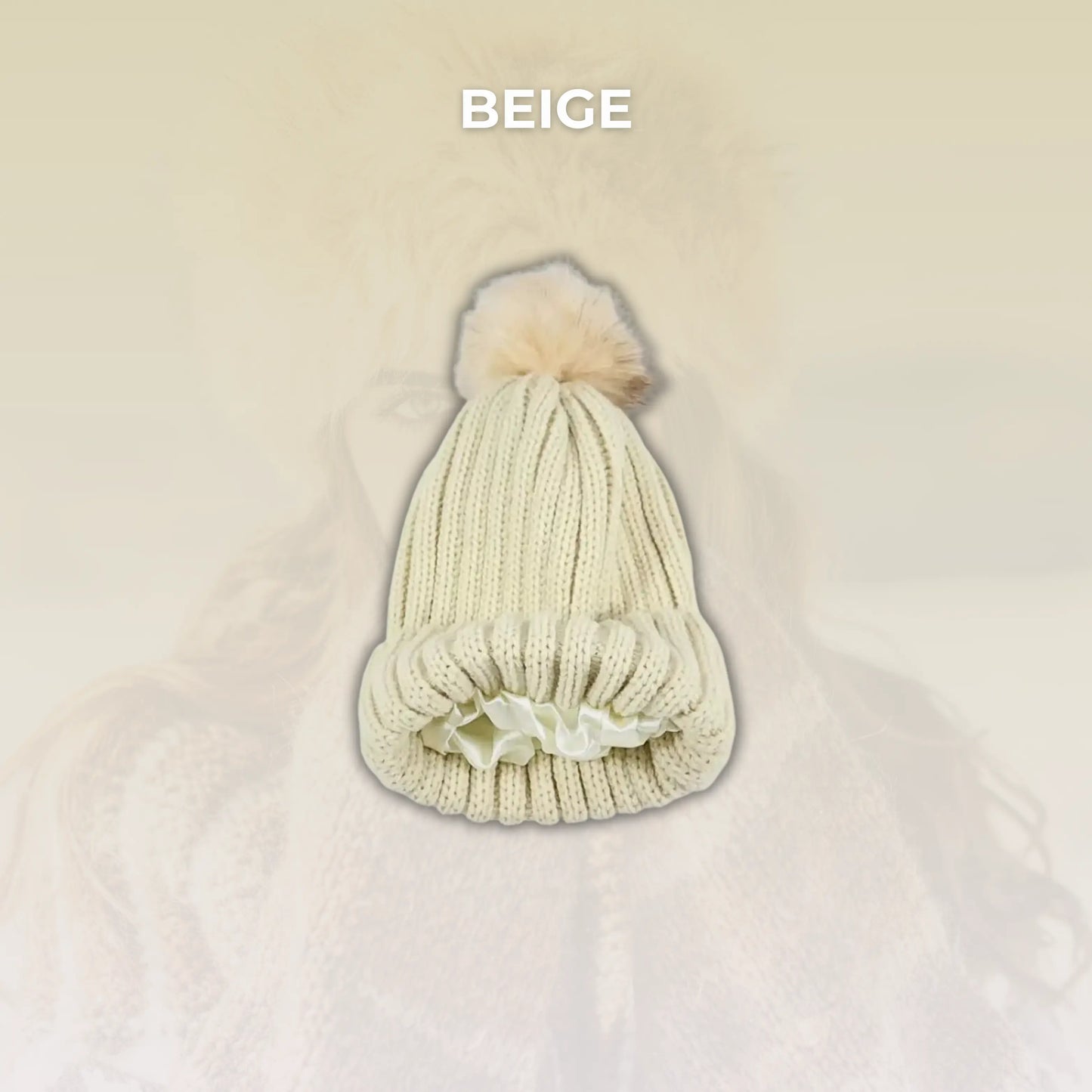 Sleeky Vibe - Anti-Frizz Multi-Wintermütze 2in1
