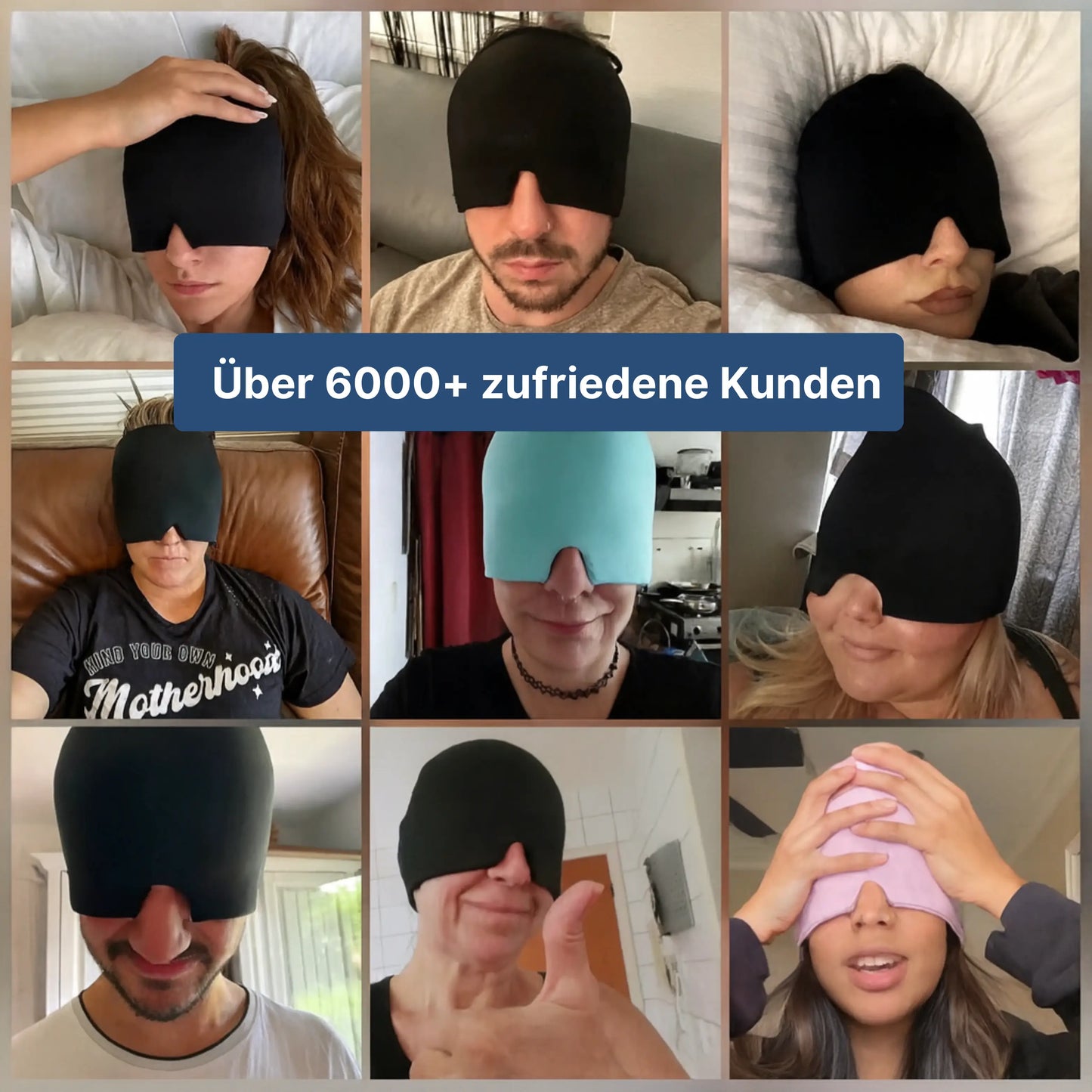 KopfFrei - schmerzlindernde Maske für Migräne & Co.