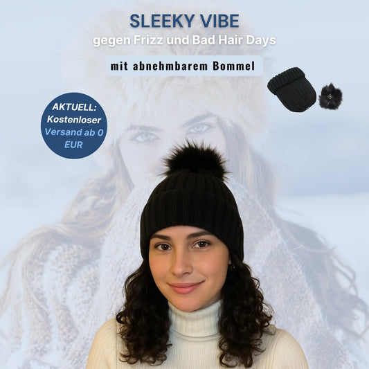 Sleeky Vibe - Anti-Frizz Multi-Wintermütze 2in1