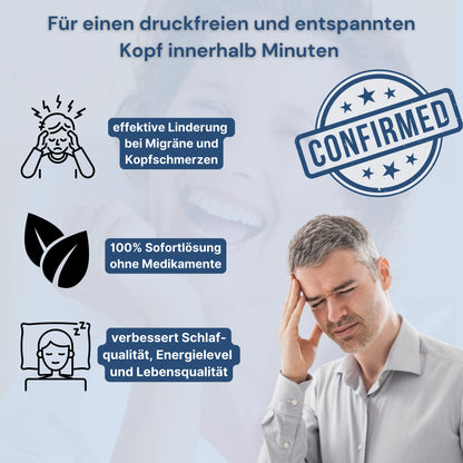 KopfFrei - schmerzlindernde Maske für Migräne & Co.