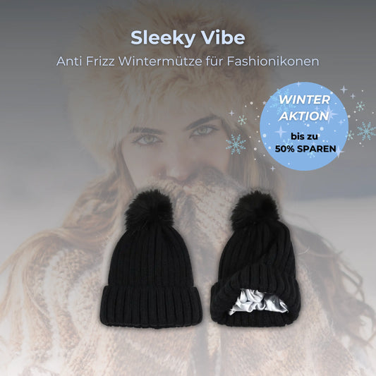 Sleeky Vibe - Anti-Frizz Multi-Wintermütze 2in1